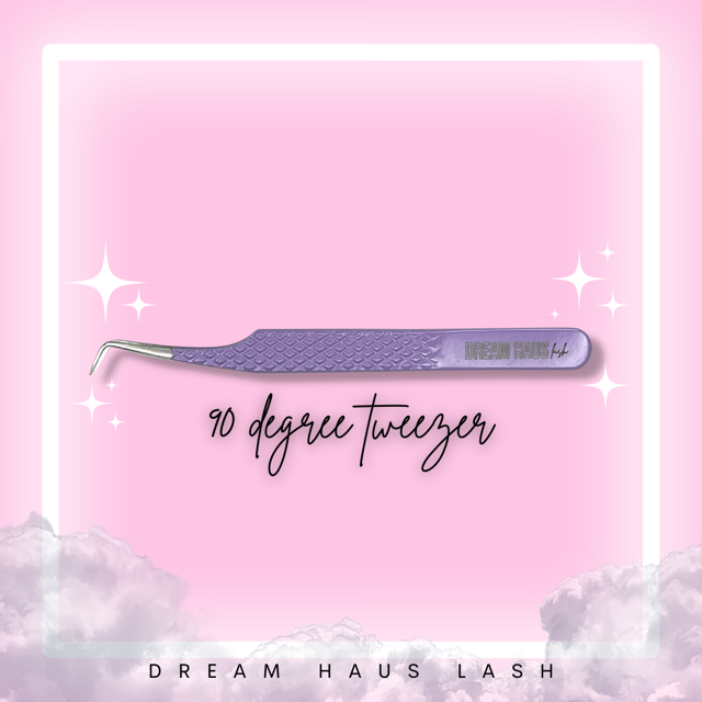 Goddess 90 degree tweezer Dream Haus Lash